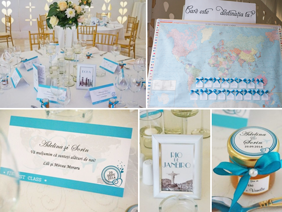 Nunta cu tema love is a journey