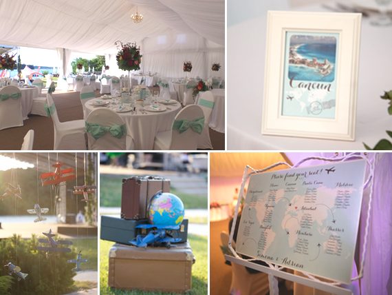 Nunta cu tema Travel